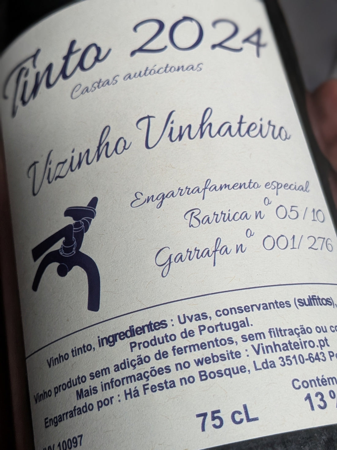 2024 Tinto : Barrel by barrel bottling for a unique experience.